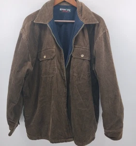 Chaqueta Marino Bay Natural Para Hombres Pana Botón Azteca Forrada de Vellón Tareas de Granero - Imagen 1 de 8