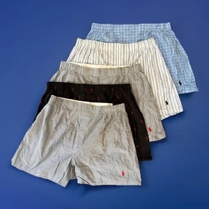 5er Set Polo Ralph Lauren Herren Boxershorts Classic Fit Baumwolle gewebt Größe L - Bild 1 von 7
