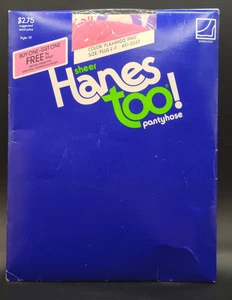 Pantimedias transparentes de colección Hanes Too talla grande EF descontinuadas rosa flamenco - Imagen 1 de 6