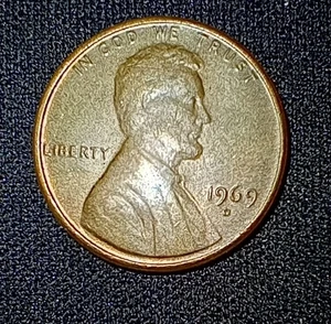 1969 D Penny - Picture 1 of 2