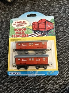 ERTL Sodor Mail Coaches. Thomas The Tank Engine & Friends. NEW AND SEALED 1995 - Picture 1 of 2
