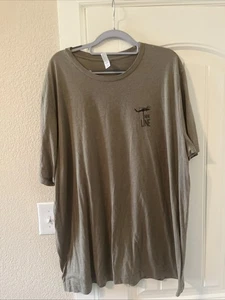 NINE LINE T-Shirt hellbraun HELL YEAAAH Kaffee Grafik Kurzarm Größe 3XL - Bild 1 von 4