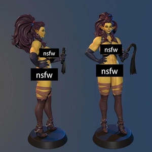 Resin Figur Sexy Trisa Girl FuTA Mustard NSFW im Maßstab 1:24 unbemalt ungebaut - Bild 1 von 6