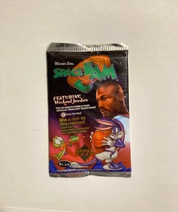 Space Jam 1996 Michael Jordan Upper Deck sellado de fábrica al por menor (6 cartas) paquete - Imagen 1 de 2