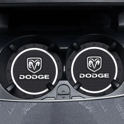 2x Portavasos Coche Antideslizante Inserto Posavasos Bling Accesorios para Dodge RAM 1500  Foto 1 de 4