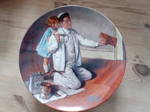 Sammelteller Bradex Norman Rockwell „The Painter“ Limited 1983 - Bild 1 von 2