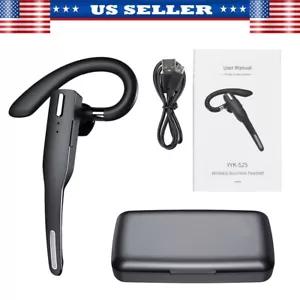Wireless Bluetooth Headset Headphone Earphone Handsfree Sport Universal - Picture 1 of 15