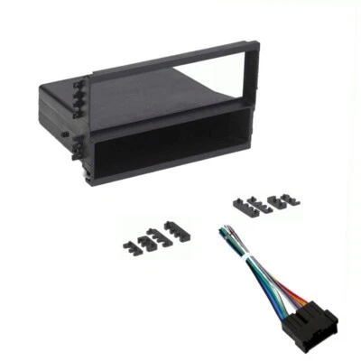Kit de tablero y cables de instalación de radio Din simple 99-7309 para Hyundai, montaje estéreo para automóvil Foto 1 de 4