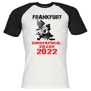 FRANKFURT EUROPAPOKAL SIEGER 2022 FAN TSHIRT STADIONSHIRT FUSSBALL GR.S-3XL - Bild 1 von 2