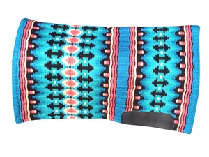 Western Pferd Sattel Show Pad Decke 100% Neuseeland Wolle Oversized Handarbeit - Bild 1 von 1