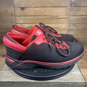 ZEBA Men’s Size 11 Hands-Free Sneakers Tennis Shoes Red/Black Sneakers - Picture 1 of 10