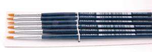 Modellino colori modellismo Italeri PENNELLO SINTETICO PIATTO 0 Pz.6 diecast - Imagen 1 de 1