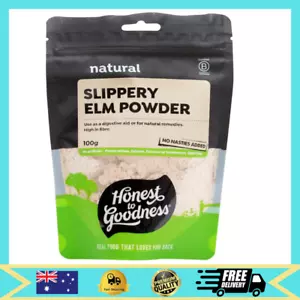 Honest to Goodness Slippery Elm Powder 100 Grams 100% Pure - Picture 1 of 5