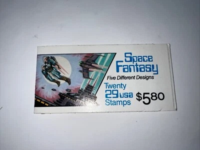Sc BK207 SPACE FANTASY Book of 20 US 29¢ Stamps 1993 MINT NEVER HINGED U.S. - Image 1 of 2