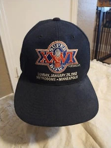 Vintage 1990s Super Bowl SnapBack NFL Football Minneapolis 1992 New Era - Picture 1 of 8