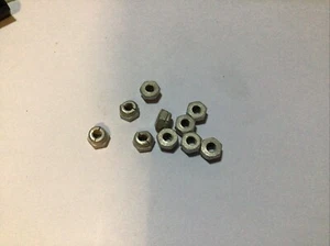NOS 2BA Messing dünne Ganzmetall steife Mutter aerodicht P/N AGS2002/C4-66 Stck 10 (N/7) - Bild 1 von 5
