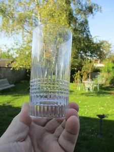 BACCARAT FRENCH "NANCY" HIGHBALL TUMBLER CRYSTAL GLASS SIGNED 5.5 TALL 14CM (C) - Picture 1 of 12