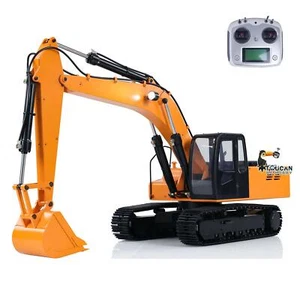 JDM 1/12 4200XL Hydraulikbagger Modell lackiert zusammengebaut RC Pumpe Track - Bild 1 von 24
