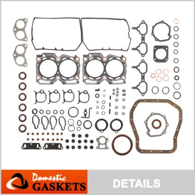 Fits 96-99 Subaru Legacy Impreza Forester 2.5L DOHC Full Gasket Set EJ25D - Image 1 of 4