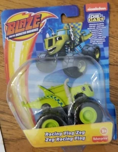 Blaze and the Monster Machines Fisher-Price RACING FLAG ZEG 1:64 Diecast Nuevo en caja - Imagen 1 de 4