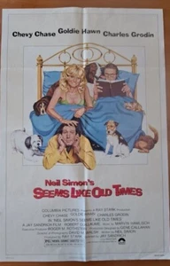 Póster de película de viejos tiempos NSS # 800151 41x27 Goildie Hawn Chevy Chase - Imagen 1 de 2