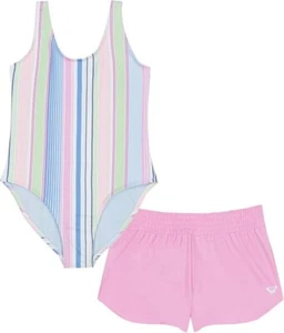 Nuevo con etiquetas Traje de baño de una pieza Roxy para niñas UPF 50+ protección solar, secado rápido talla 16 - Imagen 1 de 7