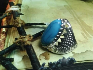 Ancient Egyptian Pharaoh Amulet Wealth Charm Ring 0786 Luck Power Money - Picture 1 of 9