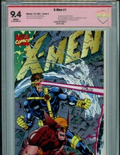 X-Men #1 E CBCS 9.4 NM BGS Verified Stan Lee Signature Red Label Marvel  SL2