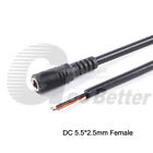 5.5x2.5mm Male Female DC Power Jack Plug Socket Wire Connector Cable CCTV LED