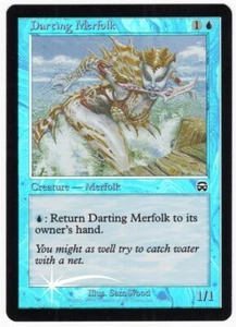 Máscaras Mercadian Darting Merfolk 1999 lámina azul criatura común MTG CASI NUEVO AZ2 - Imagen 1 de 2
