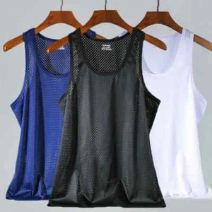 Men's Casual Tank Summer Bodybuilding Fitness Muscle Singlet Man's Clothes - Picture 1 of 26