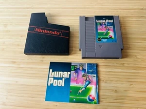 Lunar Pool (Nintendo Entertainment System) NES Cartridge & Manual - Picture 1 of 1