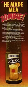 1980 Vintage Printanzeige He Made Me a Zombie! Heublein Zombie The Liquor's In It - Bild 1 von 2