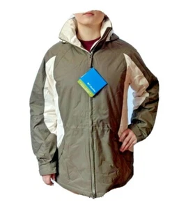Columbia Mantel Jacke Damen Größe M Damen Omni Shield Kapuze Winter Ski neu Reißverschluss - Bild 1 von 10