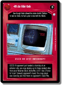 Star Wars CCG It's An Older Code Near-Mint/NM - Endor 1999 - Picture 1 of 1