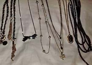MONET, SARAH, SHB, SEQUIN, BCBG NECKLACE LOT 6pc - Picture 1 of 8