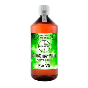 1000 ml SubOhm-Plus E-Base - Pur VG ohne Nikotin mit Steuerbanderole - Bild 1 von 1