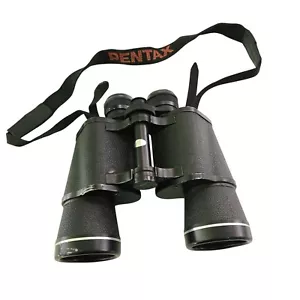 Pentax Vintage 7x50 Field 7.1 Model 613 Binoculars Black Original Strap - Picture 1 of 6