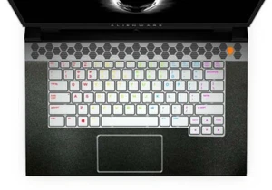 2-pack matte black Palmrest Sticker for Dell Alienware 15 2015 2016 m15 R1 R2 R3 - Picture 1 of 5