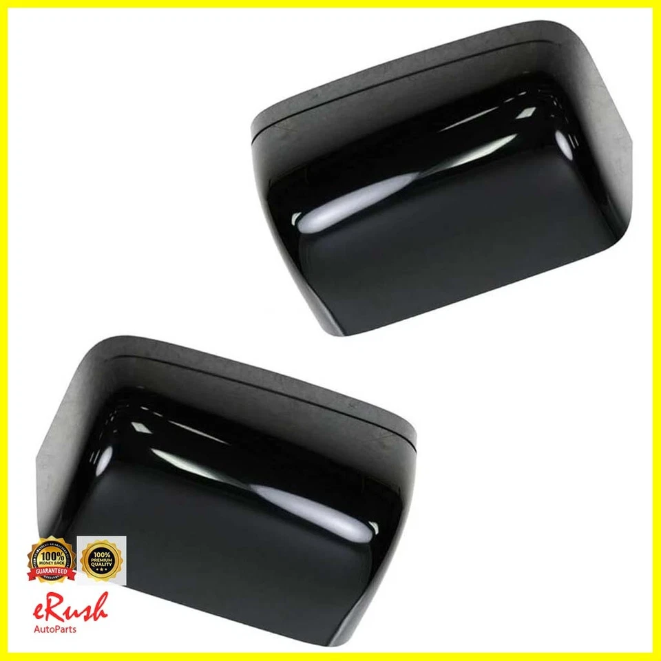 2 PIEZAS CUBIERTA ESPEJO RETROVISOR MEDIO NEGRO SUPERIOR SUPERPOSICIÓN SE ADAPTA 08-16 FORD F-250 F-350 F-450 SD Foto 1 de 1