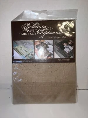 Богемия тисненые ДСП «Bliss» формы 52 штук новый скрапбукинг - Изображение 1 из 3