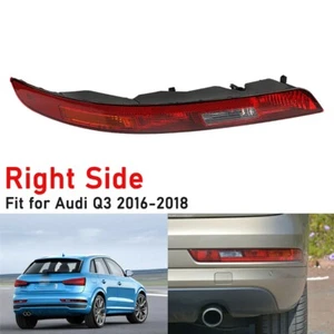 Right Side LED Rear Bumper Reflector Light Brake Turn Lamp For Audi Q3 2016-2018 - Picture 1 of 9
