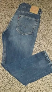 LEVI'S 502 STRAIGHT LEG 5 Pocket Jeans Size W36 L30 - Picture 1 of 6