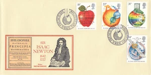 Isaac Newton GB Philart FDC Woolsthorpe 1987 SDOGANAMENTO (120408) - Foto 1 di 1