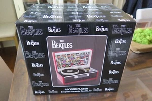 Tarro de galletas de cerámica esculpido The Beatles Record Player 2019 Apple Corps muy raro - Imagen 1 de 11