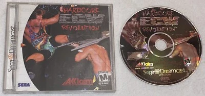 ECW: Hardcore Revolution (Sega Dreamcast, 2000) CIB - Tested Poor Condition Disc - Image 1 of 4