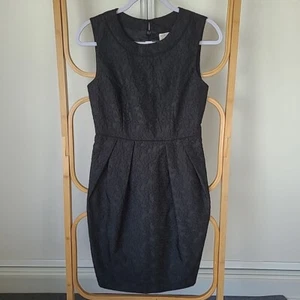 Hi There From Karen Walker Size 8 Black Dress Sleeveless Pencil Style Short - Picture 1 of 5