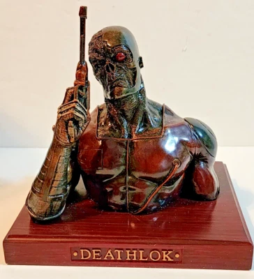 Busto variante metálica DEATHLOK EDICIÓN LIMITADA - TIERRA X - FUERZAS DINÁMICAS #571/1200-2001 Foto 1 de 4