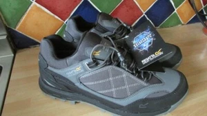 Regatta isotex waterproof breathable grey walking shoes size 9.5 new with tags - Picture 1 of 7