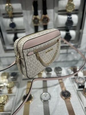 Michael Kors Rosa Vainilla Cartera Bolso de Mano Mensajero Bandolera Bolso de Hombro Cartera Foto 1 de 4